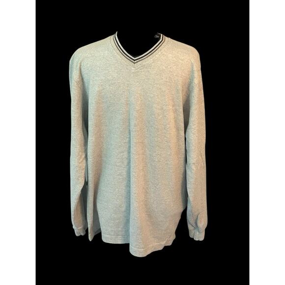 Eddie Bauer Pullover Long Sleeve Gray Cotton Shirt Men's Size Medium - Picture 1 of 5
